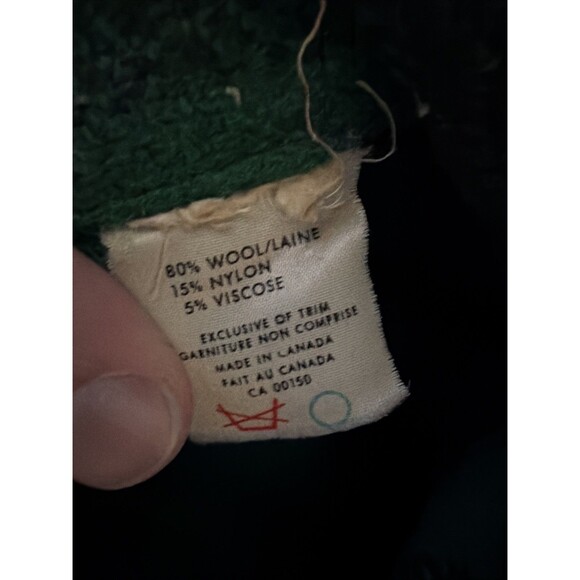 Vintage Ak Jac MWG Flannel Shirt Winnipeg Canada Shacket Buffalo Plaid Button - Picture 8 of 8